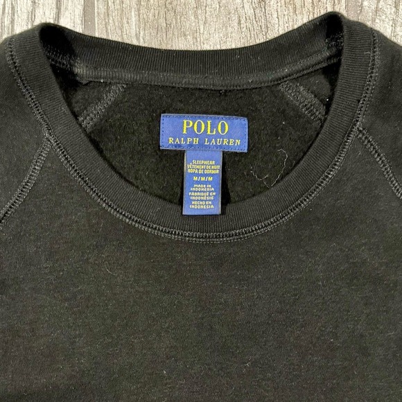 Polo Ralph Lauren Brushed Fleece Sleep‎ Shirt, size Medium - Picture 8 of 13